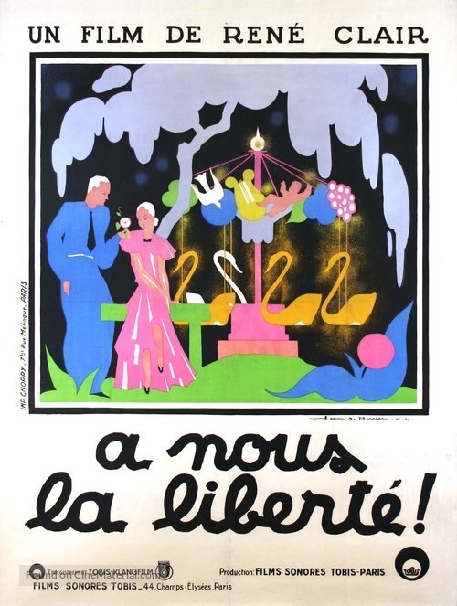 &Agrave; nous la libert&eacute; - French Movie Poster