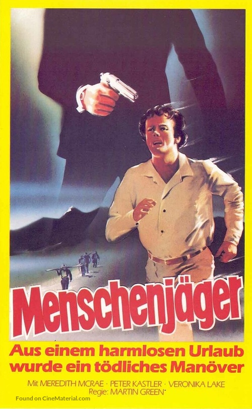 Footsteps in the Snow - German VHS movie cover