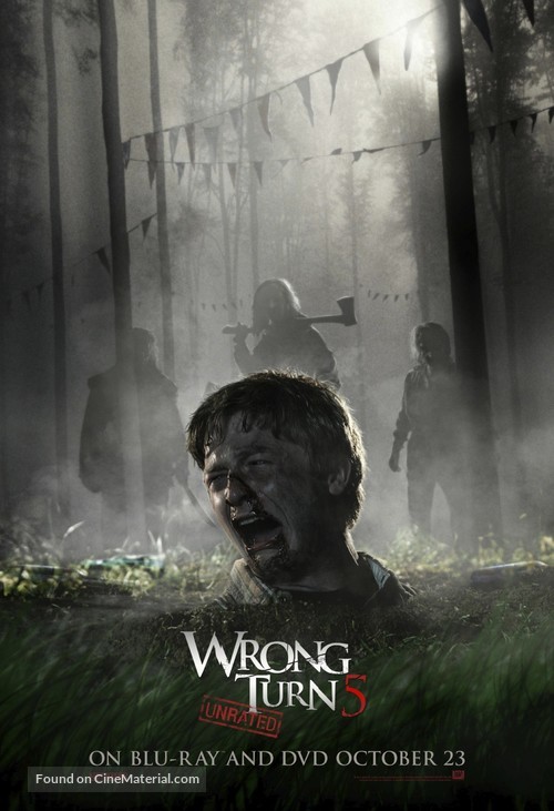 Wrong Turn 5 - Video release movie poster