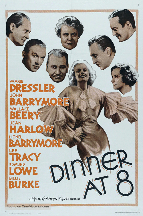 Dinner at Eight - Movie Poster