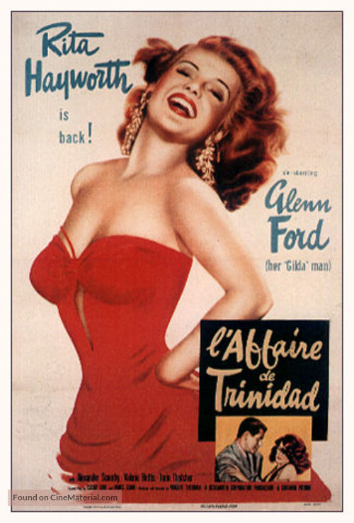 Affair in Trinidad - French Movie Poster