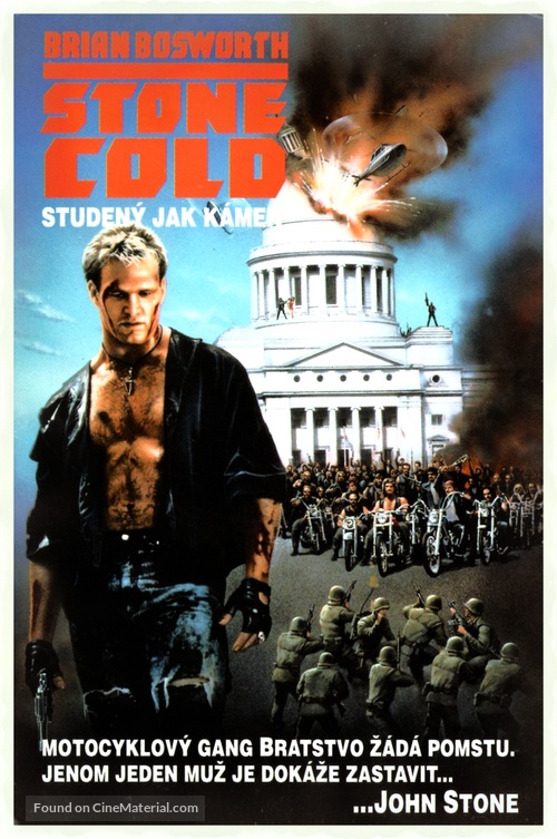 Stone Cold - Czech VHS movie cover