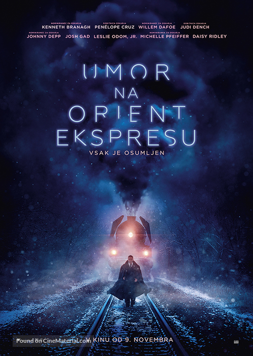 Murder on the Orient Express - Slovenian Movie Poster