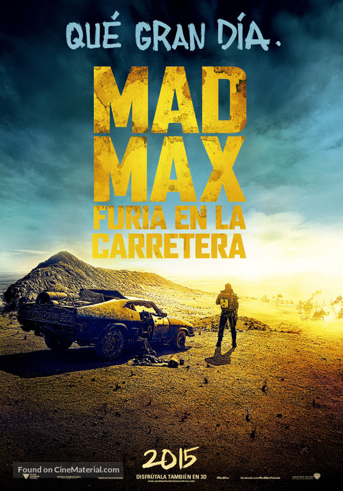 Mad Max: Fury Road - Spanish Movie Poster