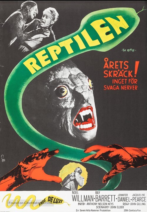 The Reptile - Swedish Movie Poster