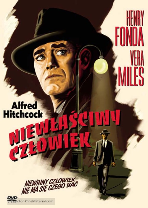 The Wrong Man - Polish DVD movie cover