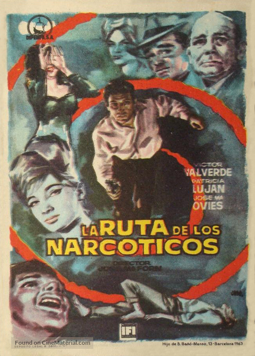 La ruta de los narc&oacute;ticos - Spanish Movie Poster