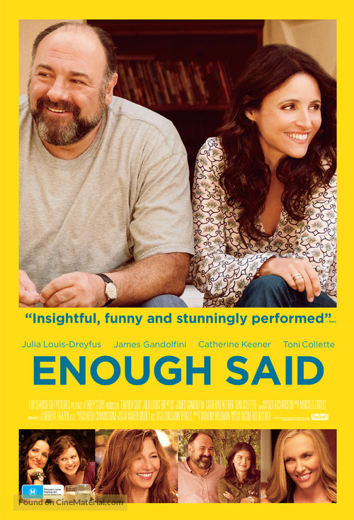 Enough Said - Australian Movie Poster