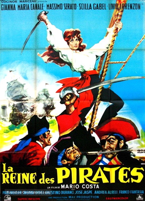 La Venere dei pirati - French Movie Poster