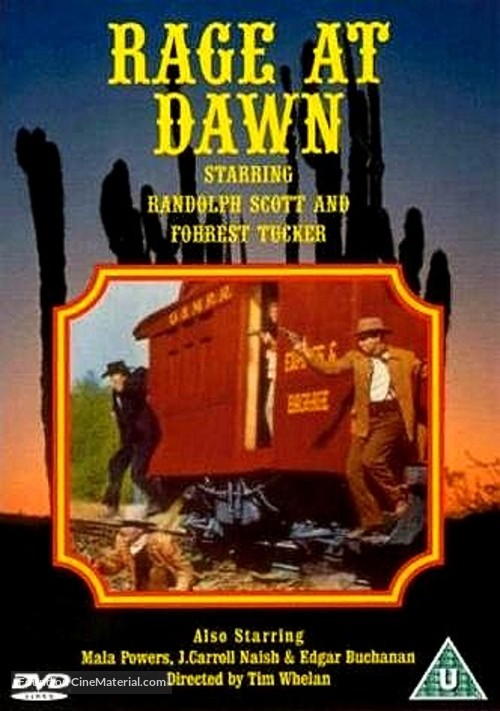 Rage at Dawn - British Movie Cover