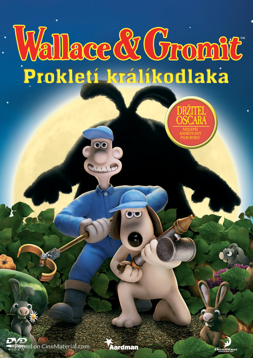 Wallace &amp; Gromit in The Curse of the Were-Rabbit - Czech DVD movie cover