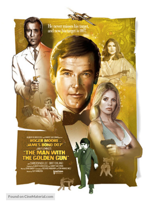 The Man With The Golden Gun - poster
