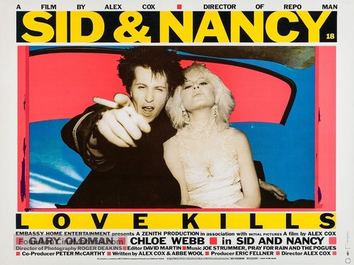 Sid and Nancy - British Movie Poster