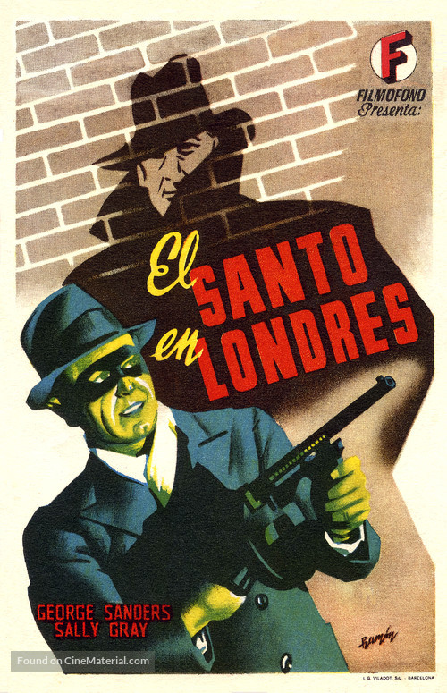 The Saint in London - Spanish Movie Poster