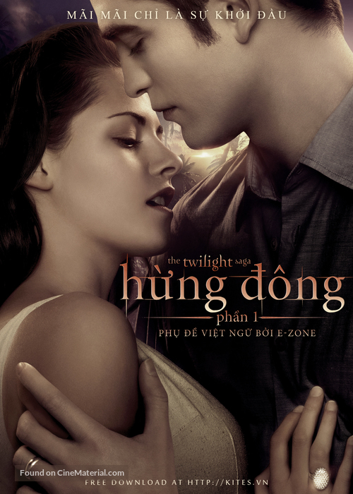 The Twilight Saga: Breaking Dawn - Part 1 - Vietnamese Movie Poster