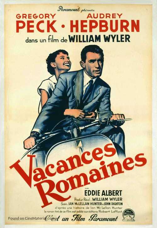 Roman Holiday - French Movie Poster