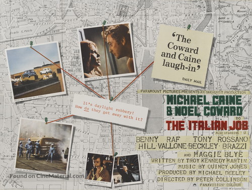 The Italian Job - British Movie Poster