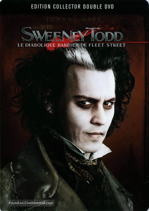 Sweeney Todd: The Demon Barber of Fleet Street - French DVD movie cover