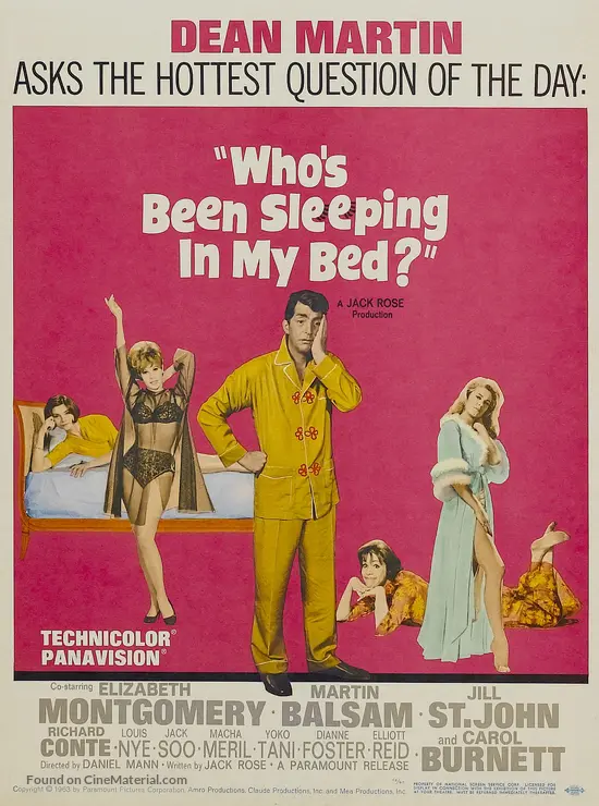 Who's Been Sleeping In My Bed Movie Who's Been Sleeping in My Bed? (1963) movie poster