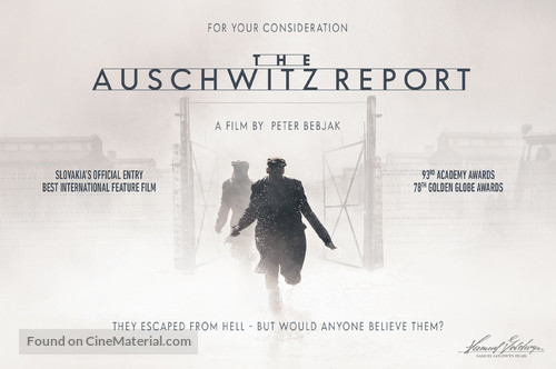 The Auschwitz Report - For your consideration movie poster
