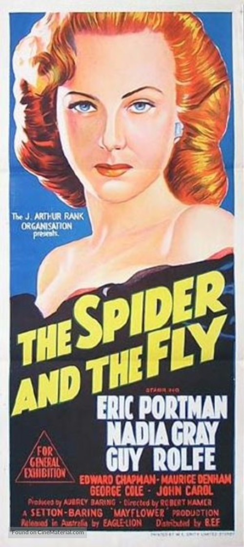 The Spider and the Fly - Australian Movie Poster