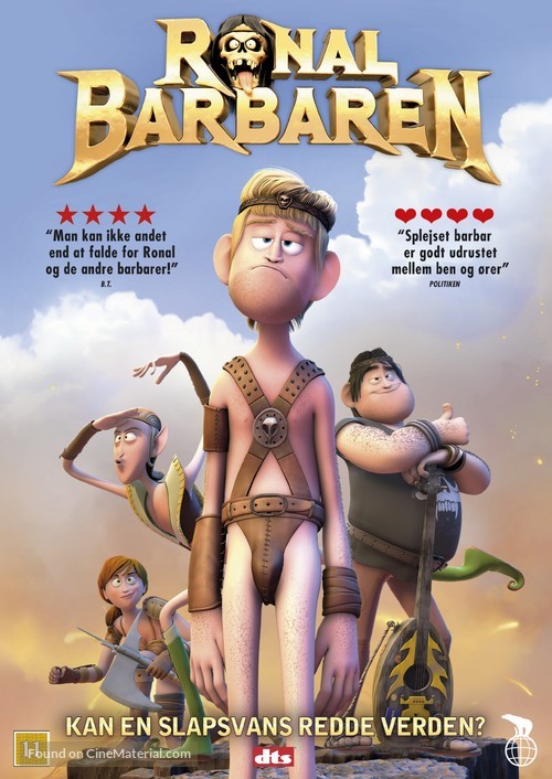 Ronal Barbaren - Danish DVD movie cover