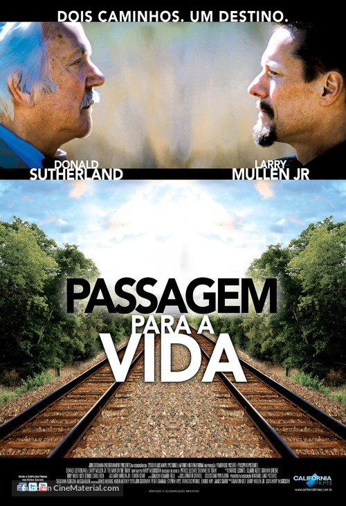 Man on the Train - Brazilian Movie Poster