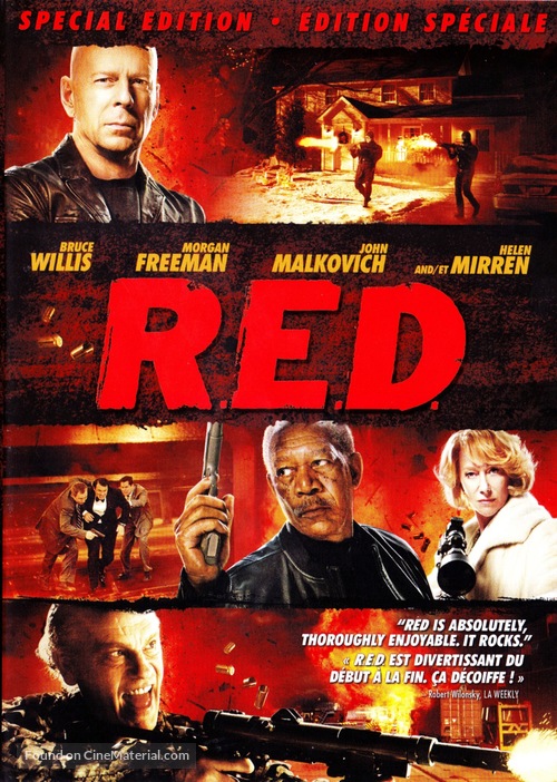 RED - Canadian DVD movie cover