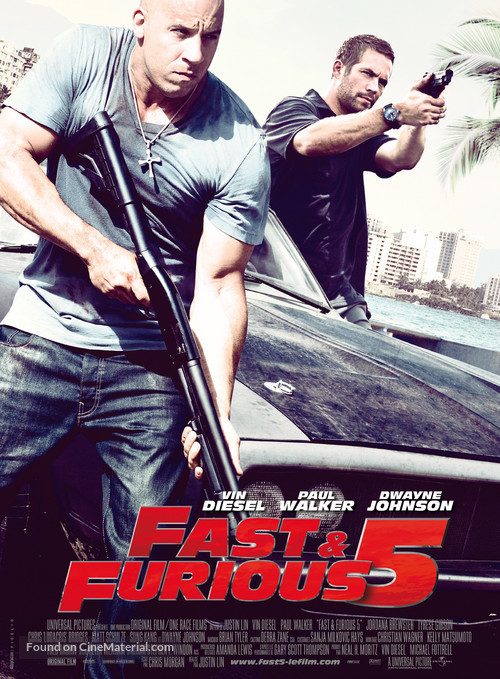 Fast Five - French Movie Poster