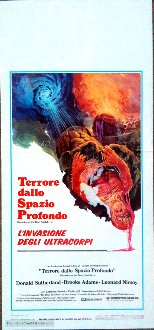 Invasion of the Body Snatchers - Italian Movie Poster