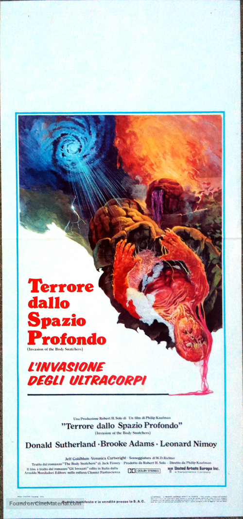 Invasion of the Body Snatchers - Italian Movie Poster