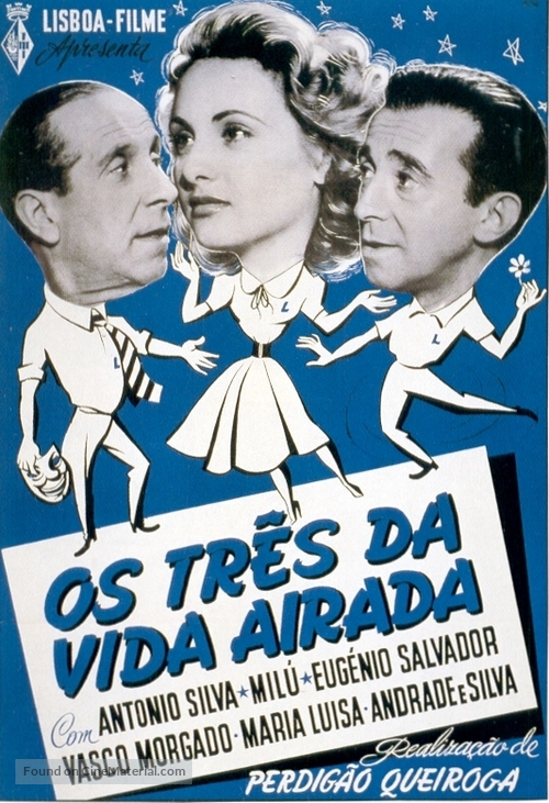 Os Tr&ecirc;s da Vida Airada - Portuguese DVD movie cover