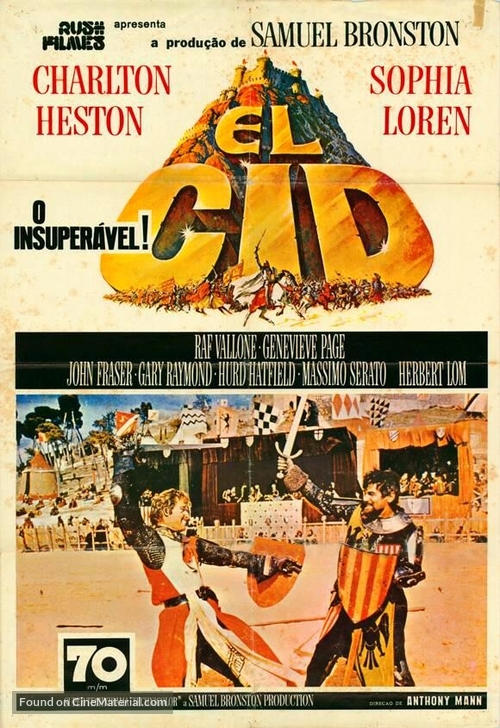 El Cid - Brazilian Movie Poster