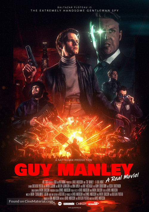 Guy Manley - A Real Movie - Swedish Movie Poster