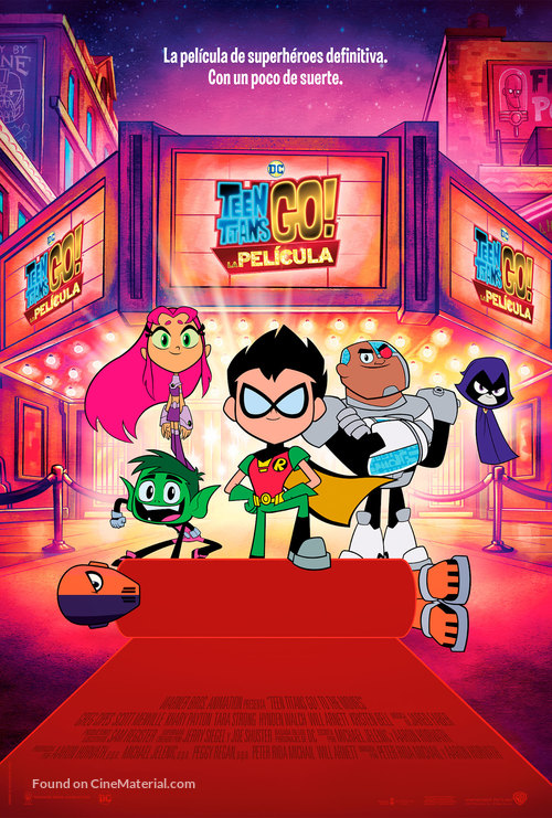 Teen Titans Go! To the Movies - Spanish Movie Poster