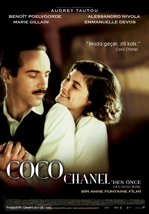 Coco avant Chanel - Turkish Movie Poster