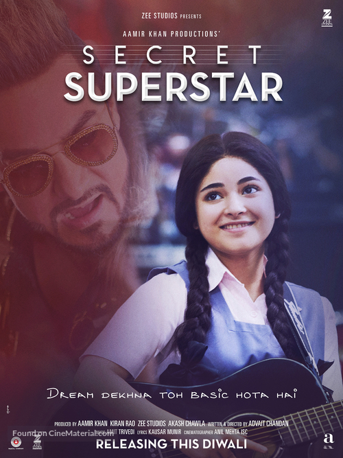 Secret Superstar - Indian Movie Poster