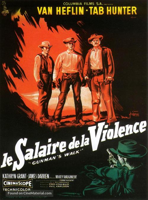 Gunman&#039;s Walk - French Movie Poster