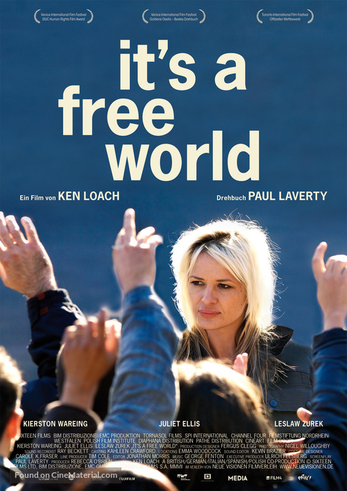 It&#039;s a Free World... - German Movie Poster