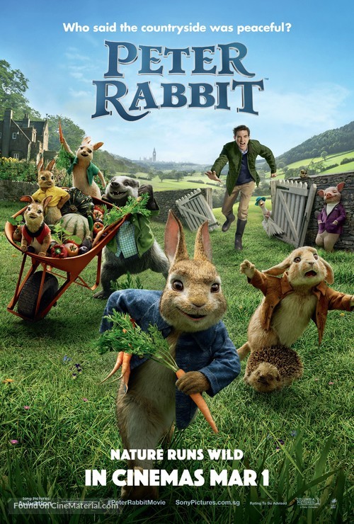 Peter Rabbit - Singaporean Movie Poster