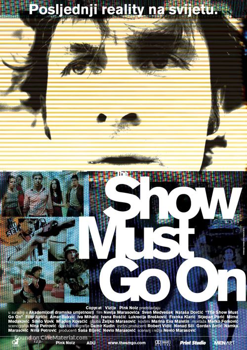 The Show Must Go On - Croatian Movie Poster