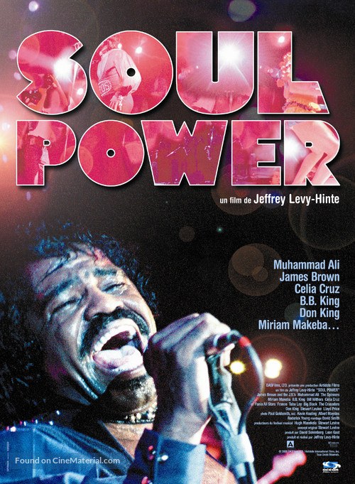 Soul Power - French Movie Poster