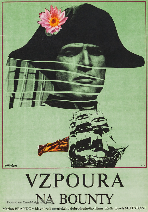 Mutiny on the Bounty - Czech Movie Poster