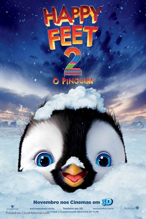 Happy Feet Two - Brazilian Movie Poster