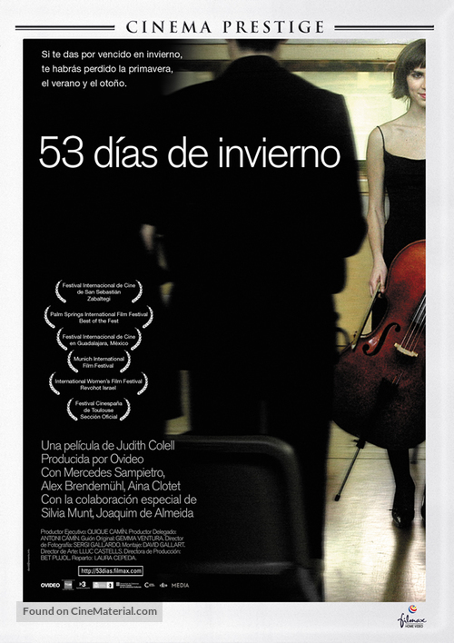 53 d&iacute;as de invierno - Spanish Movie Poster