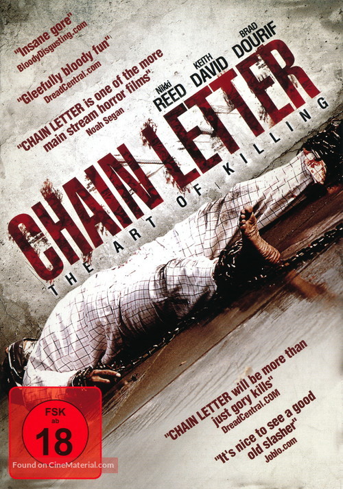 Chain Letter - German DVD movie cover