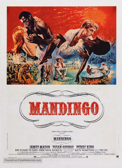 Mandingo - French Movie Poster