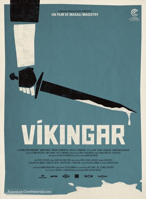 Vikingar - French Movie Poster