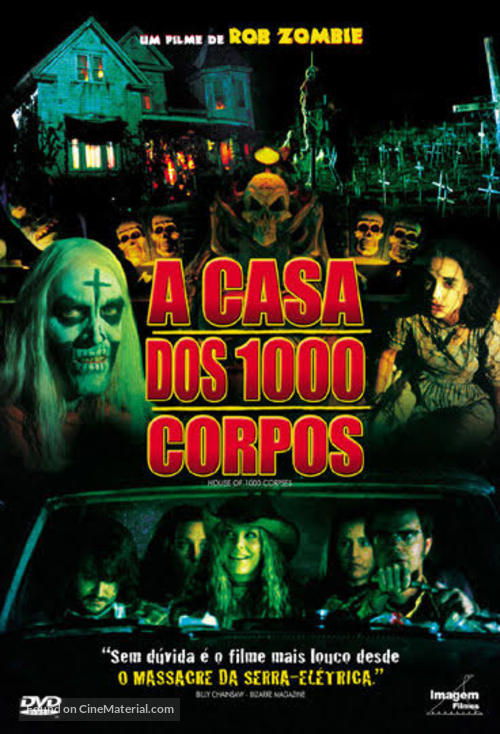 House of 1000 Corpses - Brazilian Movie Cover