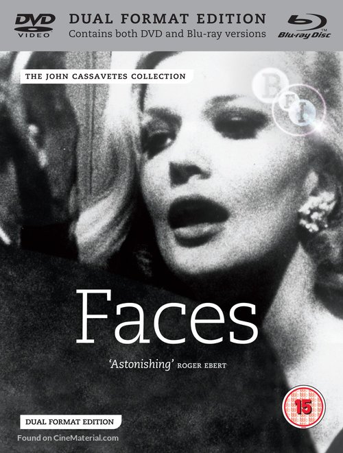 Faces - British Blu-Ray movie cover